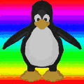 Tux в радужном сиянии